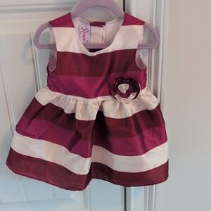 Charming Kids Formal Dress with Floral Accent